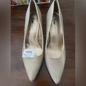 Women’s Gold Sparkle Heels